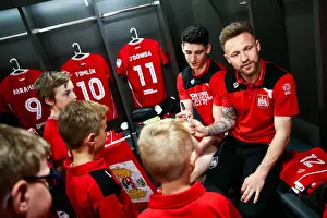 Bristol City Football Club: Mascots Pre-Match Gathering in the Dressing Room (2017) - Sky Bet Championship
