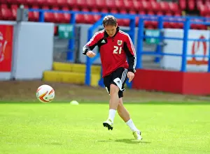 Scotland Tour Prints: Bristol City Football Club: Neil Kilkenny in Pre-Season Training, July 2012