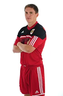 Bristol City Football Club: Neil Kilkenny's Focused Expression at Ashton Gate Stadium