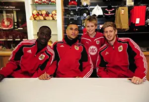 Framed Print : Bristol City Football Club: New Signing Unveiled - Season 10-11