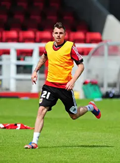 Scotland Tour Prints: Bristol City Football Club: Paul Anderson in Action during Pre-Season Training, July 2012