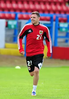 Scotland Tour Prints: Bristol City Football Club: Paul Anderson in Pre-Season Training