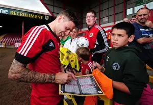 Open Day Prints: Bristol City Football Club: Paul Anderson Signing Autographs at Pre-Season Open Day