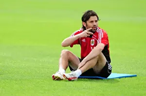 Bristol City Football Club: Paul Hartley in Pre-Season Training