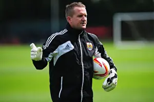 Season 13-14 Prints: Bristol City Football Club: Pre-Season Training with Goalkeeping Coach Lee Kendrall