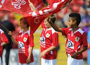 Bristol City V Scunthorpe Prints: Bristol City Football Club: Scunthorpe United Honored with Guard of Honor at Ashton Gate (September 6)
