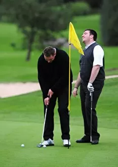 Images Dated 4th October 2011: Bristol City Football Club: Season 11-12 Golf Day - A Swing into Football