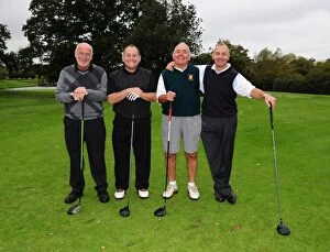 Images Dated 4th October 2011: Bristol City Football Club: Season 11-12 Golf Day - A Swing in Football