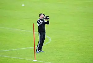 Bristol City Football Club: Stewart Dougall in Deep Focus during Pre-Season Training, July 2012