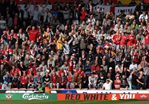 Southampton V Bristol City Prints: Bristol City Football Club: United in Passion - Epic Display of Fan Support