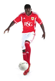 Images Dated 30th June 2011: Bristol City Football Club: Unveiling the New Kits for Season 11-12