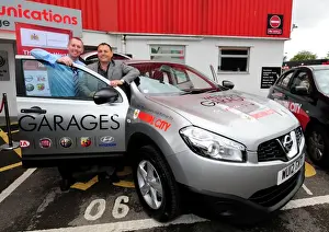Framed Print : Bristol City Football Club: Wessex Garages Delivers New Media Car at Pre-Season Open Day