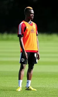 Images Dated 27th September 2012: Bristol City Football Club: Young Talent Ridwan Oluwatobi in Training