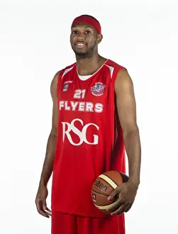 Bristol City Football Club's Doug McLaughlin-Williams in Action on the Basketball Court