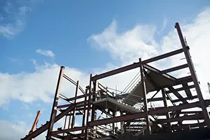 Bristol City V AFC Telford Prints: Bristol City Football Club's South Stand Development at Ashton Gate Stadium during FA Cup Match