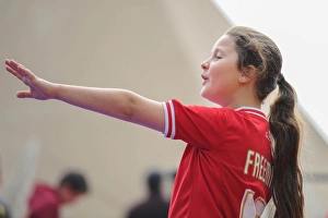 Bristol City Football Matches: Children Play Tennis with Community Trust Amidst Sky Bet Championship Game