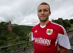 Bristol City Football Team: 2013 Pre-Season Portraits at Avon Gorge Hotel - Head Shots of Liam Kelly