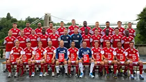 Framed Print : Bristol City Football Team: A Den of Mischief (Aden Flint's Playful Moment at Team Photo, 2013) Framed Print : Bristol City Football Team: A Den of Mischief (Aden Flint's Playful Moment at Team Photo, 2013)