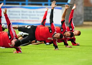 Scotland Tour Prints: Bristol City Football Team: Liam Fontaine and Team Mates Gear Up for Pre-Season Training (Scotland Tour)