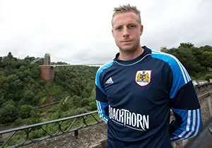 Bristol City Football Team Portraits at Avon Gorge Hotel: Elliot Parish Near Clifton Suspension Bridge