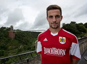 Head Shot Prints: Bristol City Football Team Portraits at Avon Gorge Hotel: Lewis Hall's Head Shots - Footballer in Action