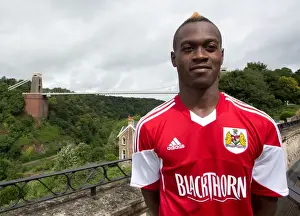 Head Shot Prints: Bristol City Football Team: Toby Ajala's Head Shot at Avon Gorge Hotel Near Clifton Suspension Bridge