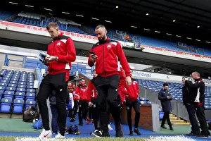 Bristol City Footballers Arrive at Ewood Park for Blackburn Showdown, April 17, 2017