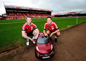Bristol City Footballers with Baby Duke of Wessex at Pre-Season Open Day
