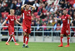Bristol City Footballers Gary O'Neil and Lee Tomlin React After Match vs Newcastle United, 2016