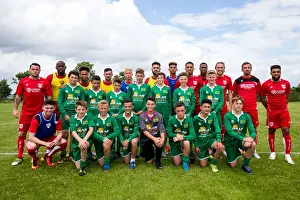 Bristol City Footballers Mingle with Hengrove Athletic Young Stars at Pre-Season Community Match