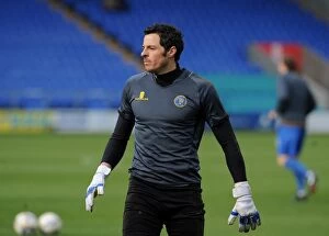 Images Dated 8th March 2014: Former Bristol City Goalkeeper Chris Weale Faces His Old Team: Shrewsbury Town vs