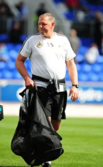 St Johnstone V Bristol City Prints: Bristol City Goalkeeper Coach Nigel Spink at McDiarmid Park During St Johnstone vs