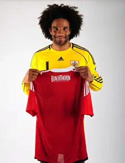 Head Shots 10-11 Prints: Bristol City Goalkeeper, David James with Blackthorn shirt