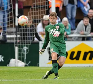 Bath V Bristol City Prints: Bristol City Goalkeeper Frank Fielding in Action at Bath City's Twerton Park, 2015