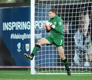 Bristol City V AFC Telford Prints: Bristol City Goalkeeper Frank Fielding Saves AFC Telford Shot - FA Cup Second Round, 2014