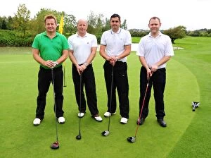 Images Dated 4th October 2011: Bristol City Golf Day with the First Team - Season 11-12