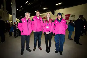 Bristol City Helpers Unveil New Uniform at Ashton Gate Stadium during Bristol City vs. Nottingham Forest Match