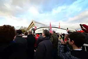 Bristol City V Brighton And Hove Albion Prints: Bristol City Honors John Atyeo: Unveiling of His Statue at Ashton Gate during Bristol City vs Brighton & Hove Albion