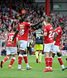 Bristol City: Jay Emmanuel-Thomas and Joe Bryan Celebrate Win Against Walsall