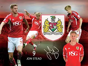 Special Edition Prints: Bristol City Jon Stead Framed Player Montage Print