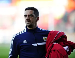Framed Print : Bristol City Kit Manager Scott Murray at Crewe Alexandra's Alexandra Stadium during Sky Bet League One Match