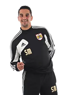 Framed Print : Bristol City: Kit Manager Scott Murray - Pre-Season Head Shot at Ashton Gate Stadium