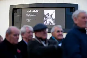 Bristol City V Brighton And Hove Albion Prints: Bristol City Legends Gather for John Atyeo's Statue Unveiling at Ashton Gate