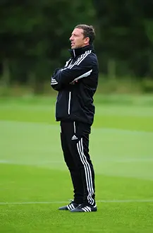 Bristol City Training 27-09-12 Prints: Bristol City Manager Derek McInnes Leading Training Session, September 2012