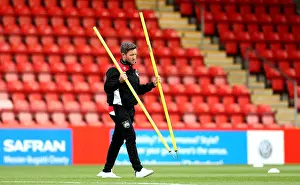 Bcfc Prints: Bristol City Manager Lee Johnson Conducts Unique Warm-Up Ahead of Cheltenham Town Friendly