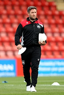 Images Dated 25th July 2016: Bristol City Manager Lee Johnson Prepares Team for Preseason Friendly against Cheltenham Town