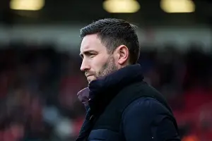Bristol City V Rotherham United Prints: Bristol City Manager Lee Johnson Watching Intently During Bristol City vs Rotherham United Championship Match at Ashton