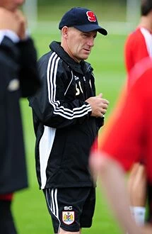 Images Dated 1st July 2010: Bristol City Manager Steve Coppell Overseeing Championship Pre-Season Training