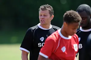 Training - 2 July 2014 Prints: Bristol City Manager Steve Cotterill Leading Training Session, July 2014