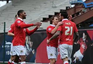 Bristol City: Marlon Pack's Thrilling Goal Celebration vs Barnsley (March 28, 2015)